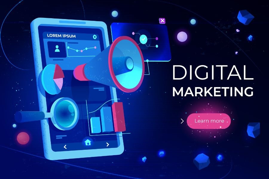 Digital marketing landing page